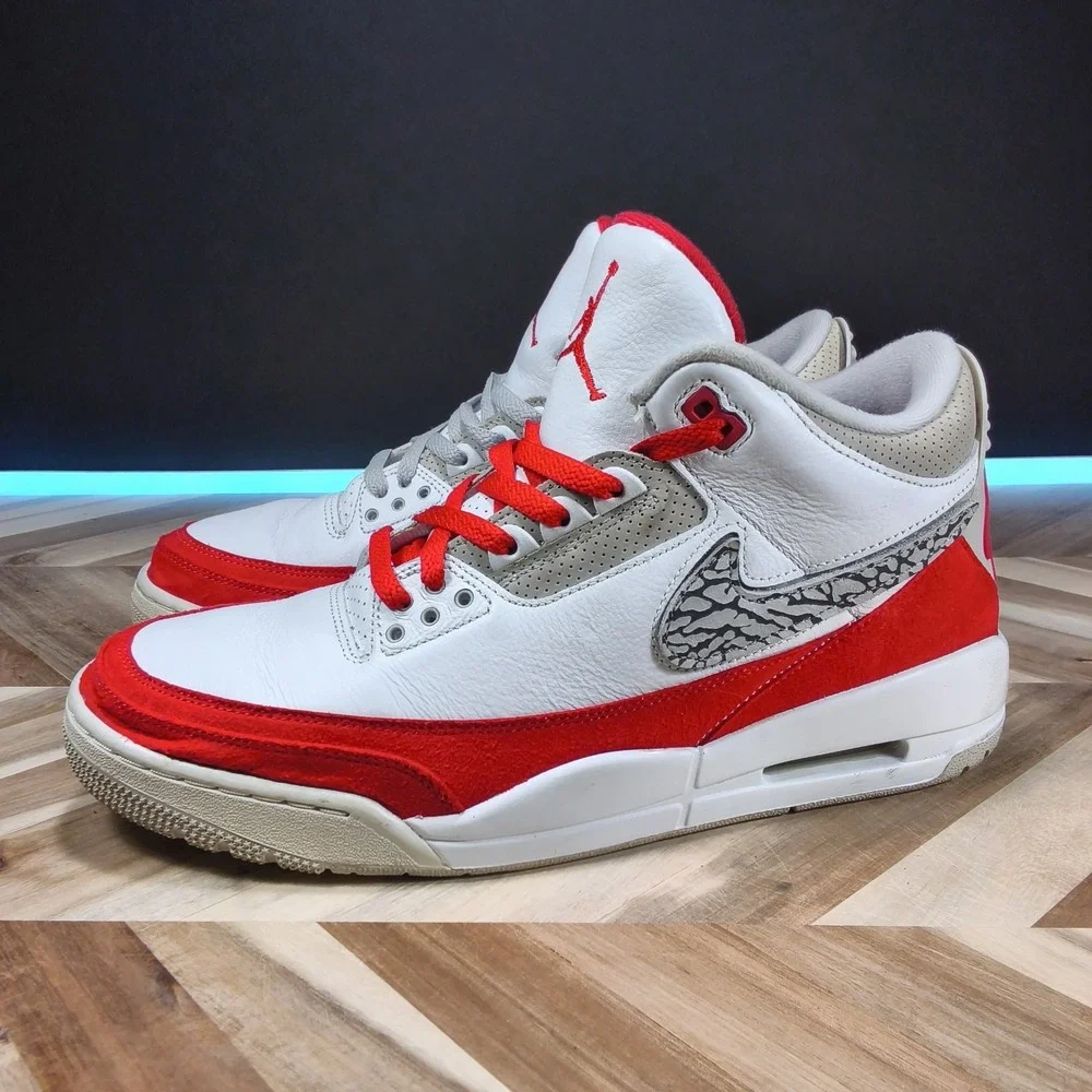 Jordan Air Jordan 3 Retro Tinker Air Max 1 Men's 12 Sneakers CJ0939-100 White
